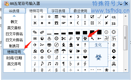 生化特殊符号?